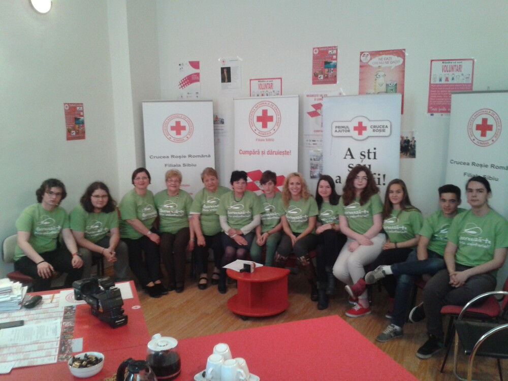 Saptamana Nationala a Voluntariatului, promovata de Crucea Rosie Sibiu - Imaginea 3