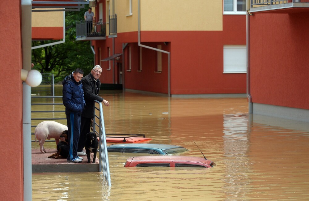 Inundatiile record din Balcani au facut peste 44 de morti si mii de sinistrati. In Bosnia a plouat in 3 zile cat in 3 luni - Imaginea 5