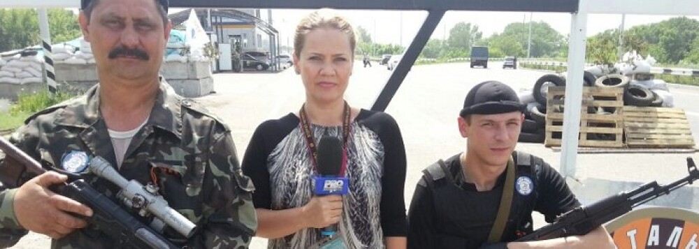 Ioana Cosma transmite din Donetk. CAMERA ASCUNSA: Cum reactioneaza soldatii pro-rusi cand aud de americani - Imaginea 21