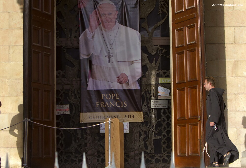 Papa Francisc, in pelerinaj de trei zile in Tara Sfanta - Imaginea 2