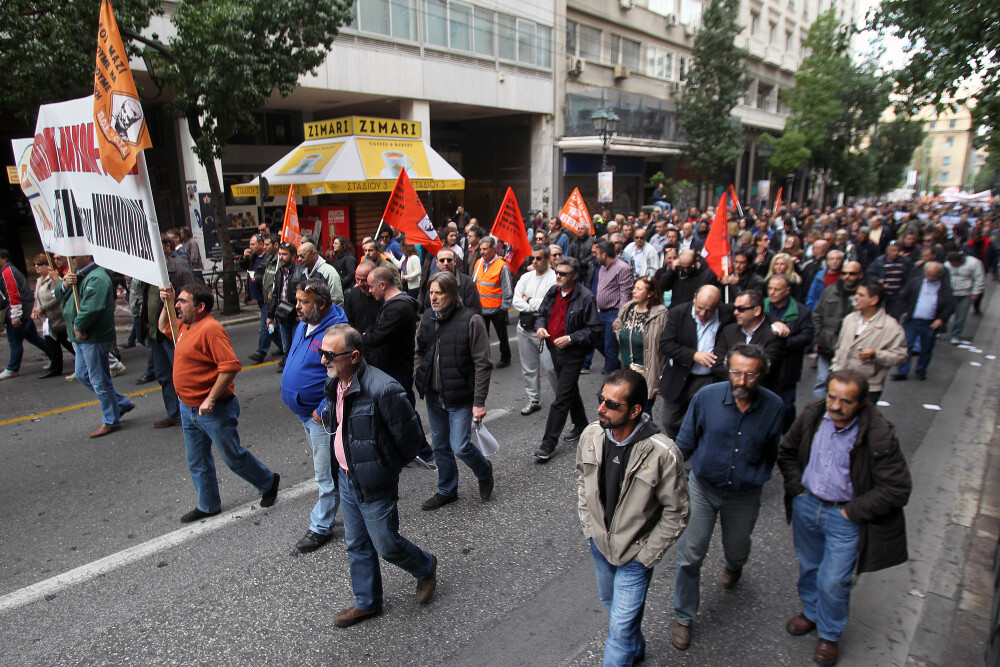15.000 de oameni au iesit in strada in Grecia, in cele mai mari orase din tara. Pentru ce protesteaza grecii - Imaginea 2