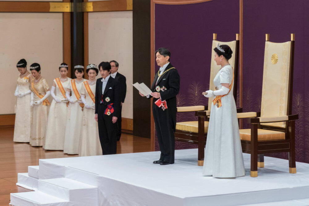 Ceremonia oficială de urcare pe tron a împăratului Japoniei. Iohannis, printre invitați - Imaginea 2