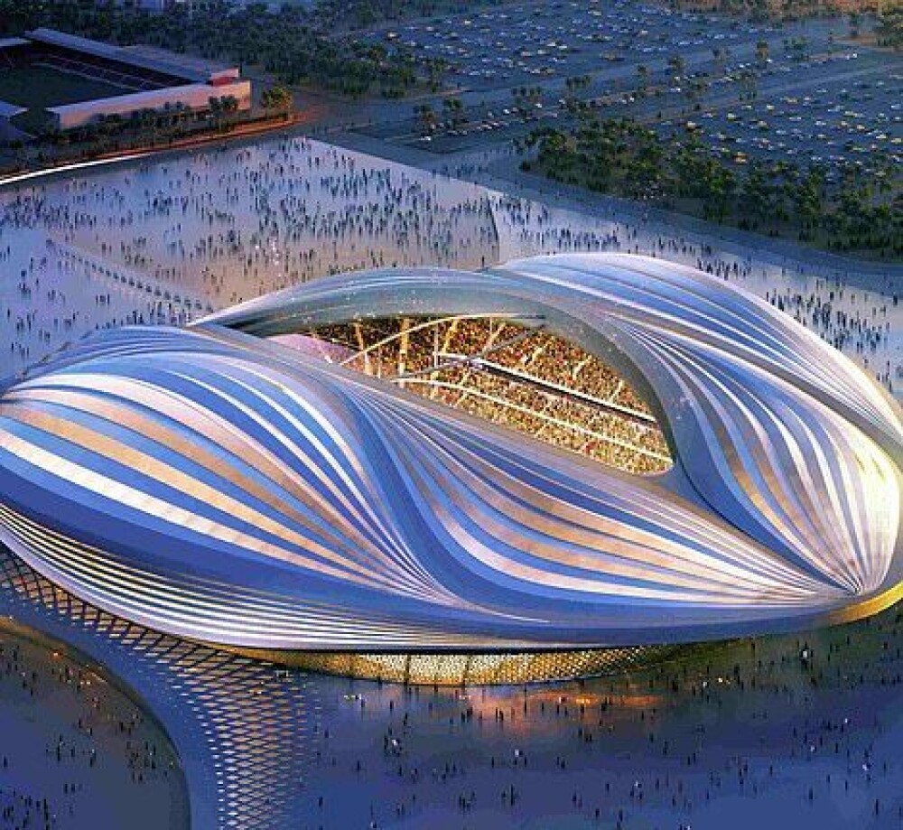 Stadionul în formă de vagin este aproape gata. Qatarul a prezentat noi imagini cu el - Imaginea 3