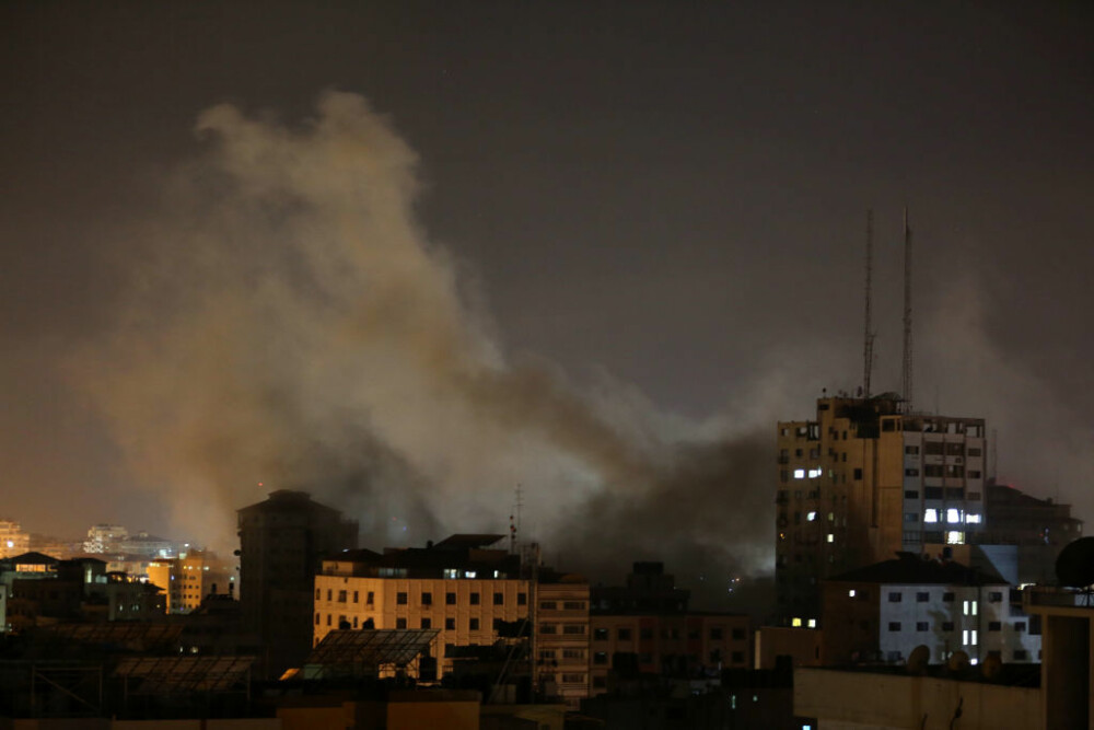 430 de rachete trase din Gaza. Momentul în care Israelul răspunde: 220 de atacuri aeriene - Imaginea 17