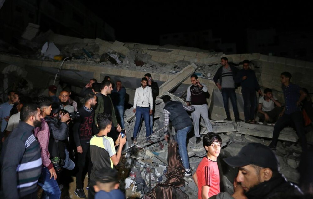 430 de rachete trase din Gaza. Momentul în care Israelul răspunde: 220 de atacuri aeriene - Imaginea 16