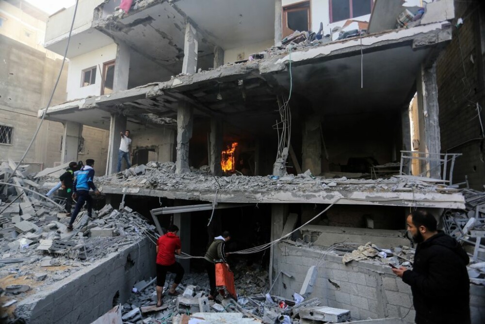 Cum arată Fâșia Gaza după ce a fost bombardată de Israel. Imagini cutremurătoare - Imaginea 10