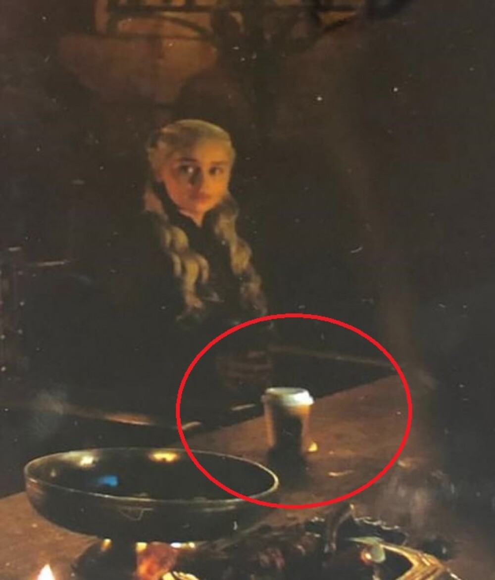 Reacția HBO după ce într-o scenă din Game of Thrones a apărut un pahar de cafea - Imaginea 1
