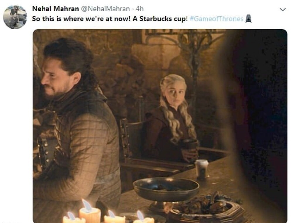 Reacția HBO după ce într-o scenă din Game of Thrones a apărut un pahar de cafea - Imaginea 5
