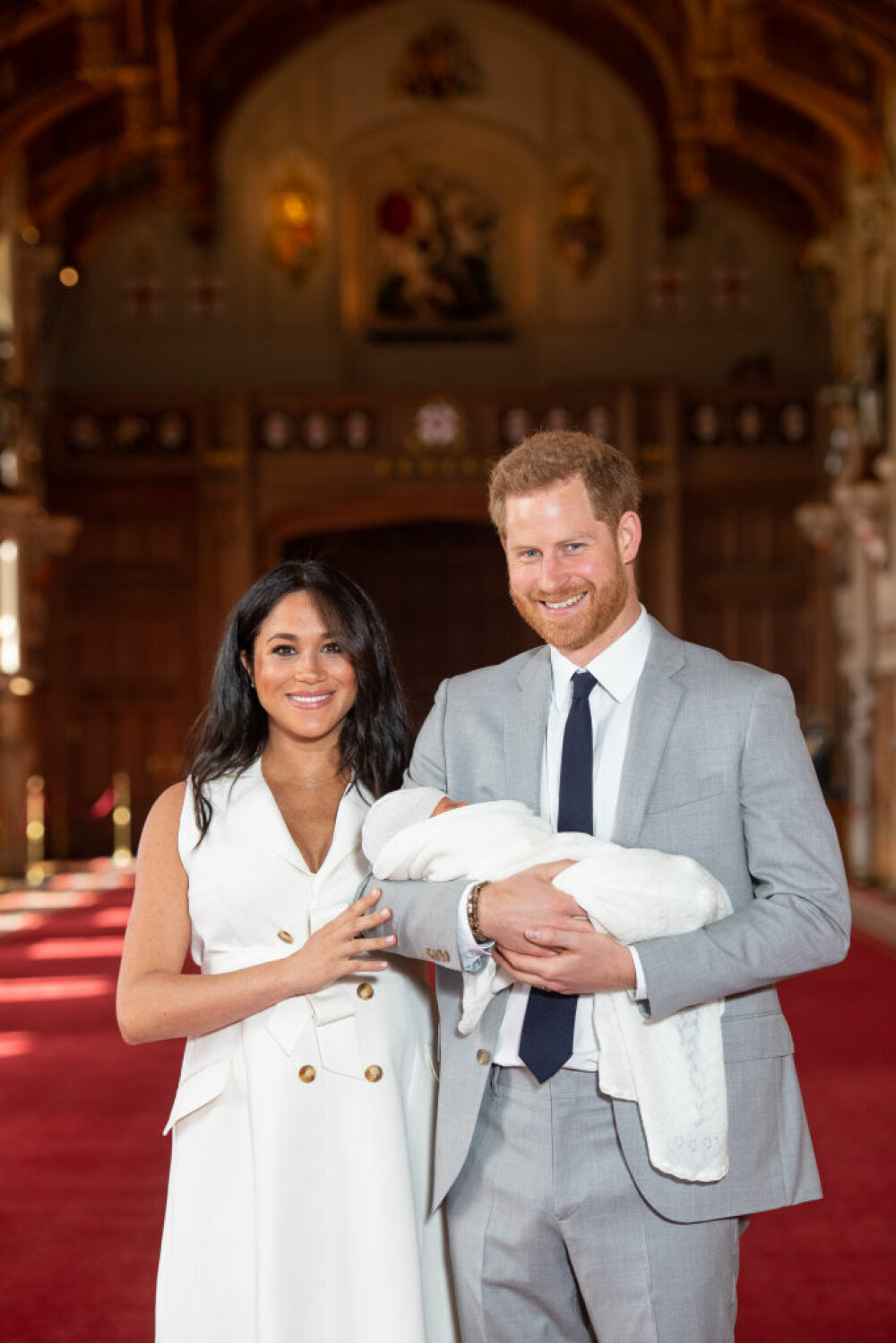 Primele imagini cu fiul lui Harry și Meghan. Cum arată bebelușul regal. GALERIE FOTO - Imaginea 2