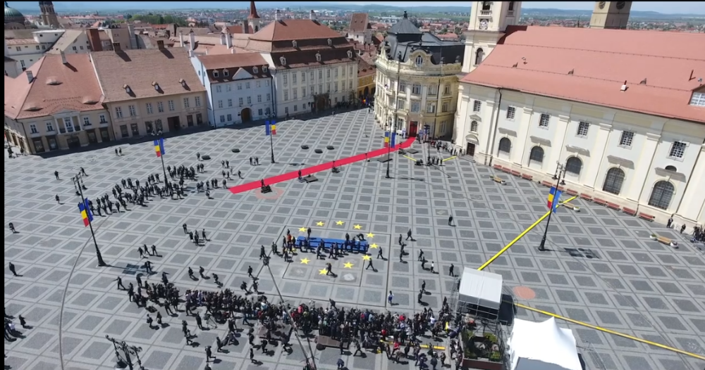 Securitate sporită la summitul de la Sibiu. Zona este monitorizată cu drona. VIDEO - Imaginea 1