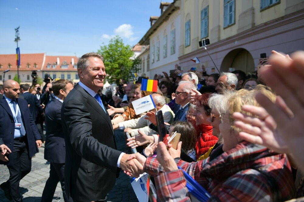 Filmul summitului istoric de la Sibiu. Iohannis le-a vorbit liderilor europeni în patru limbi - Imaginea 6