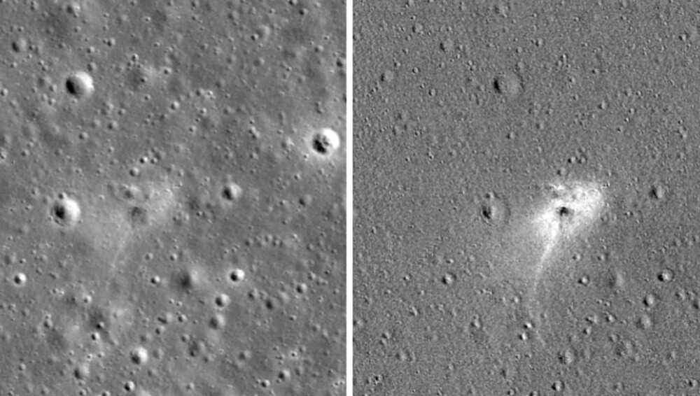 Imaginea surprinsă de NASA pe Lună. ”Am zgâriat-o bine!” - Imaginea 1