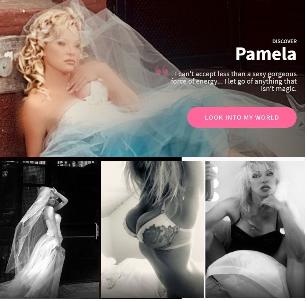 Pamela Anderson, reclamă la un serviciu de videochat în lenjerie intimă - Imaginea 5