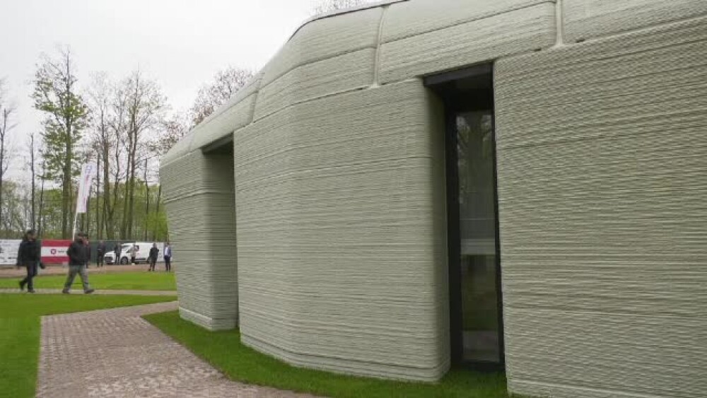 Un cuplu din Olanda și-a construit o casă cu o imprimantă 3D. Totul a durat 5 zile - Imaginea 1