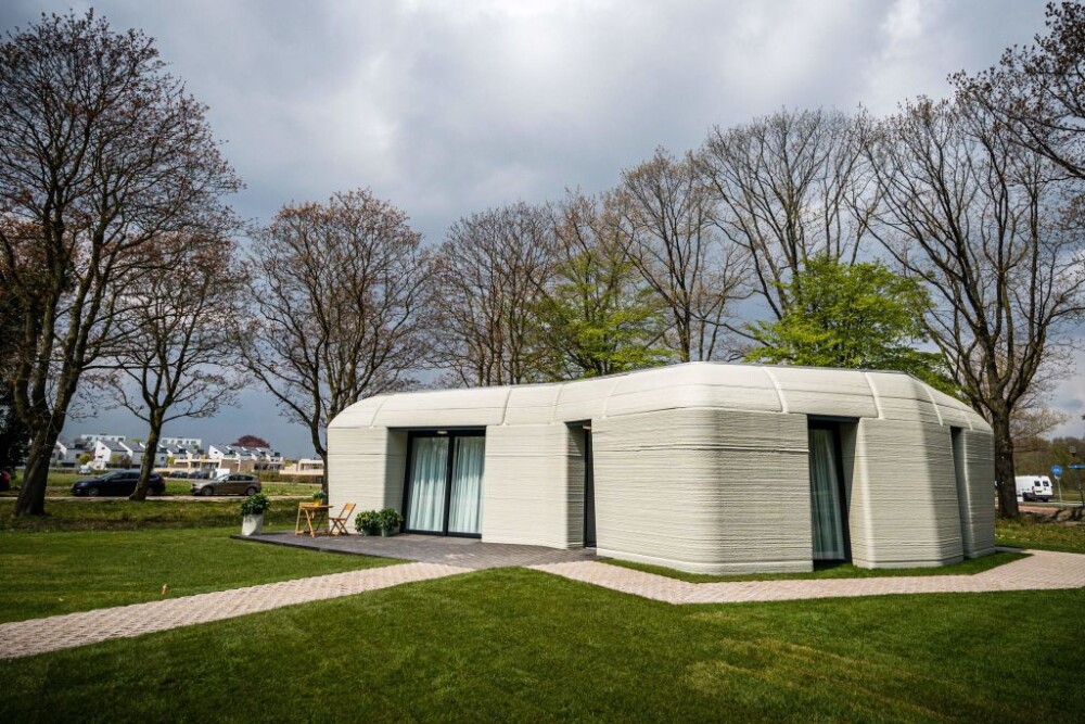Un cuplu din Olanda și-a construit o casă cu o imprimantă 3D. Totul a durat 5 zile - Imaginea 3