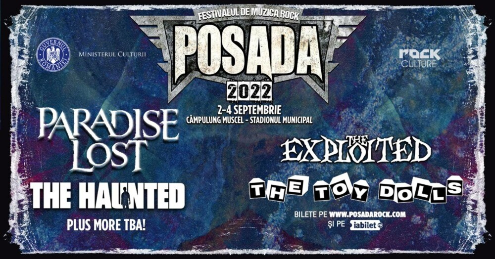 Posada Rock Festival 2022: Paradise Lost, The Haunted, The Exploited și Toy Dolls - Imaginea 1