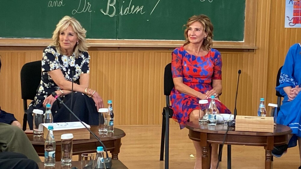 VIDEO | Jill Biden, despre mamele ucrainene cu care s-a întâlnit la Bucureşti. „Cred că voi sunteţi cele uimitoare” - Imaginea 3