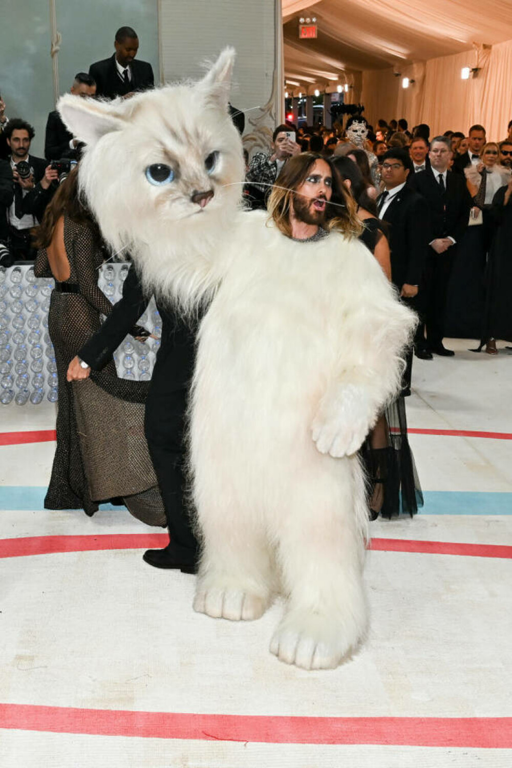 Apariții spectaculoase la Met Gala 2023. Jared Leto s-a îmbrăcat precum pisica lui Karl Lagerfeld. GALERIE FOTO - Imaginea 22