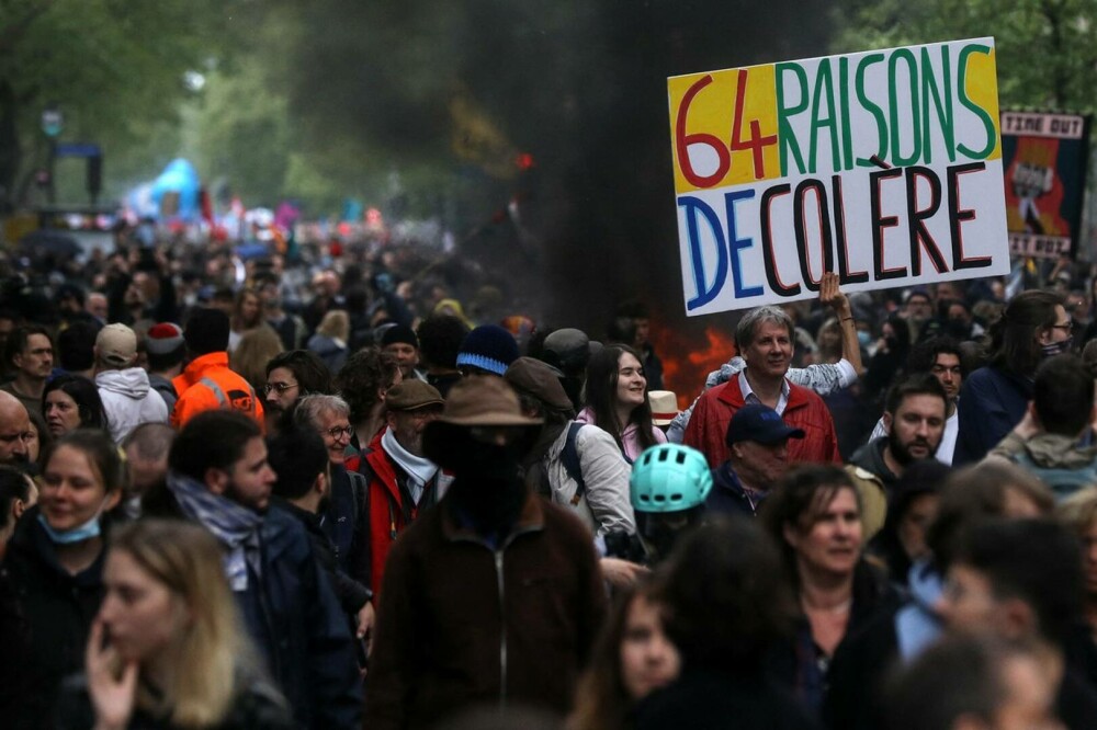 Cel puţin 540 de arestări în Franţa, la manifestaţii de 1 Mai. 406 polițiști și zeci de manifestanți au fost răniți - Imaginea 3