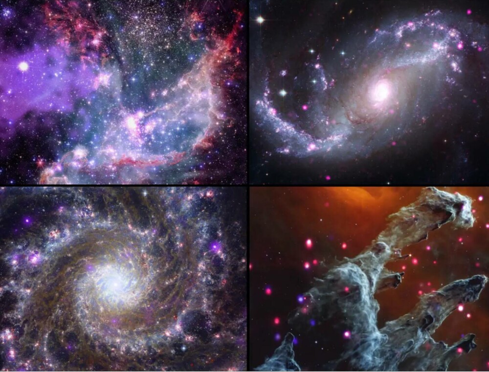 NASA a lansat noi imagini spațiale uimitoare, combinând puterile vizuale ale James Webb și ale Observatorului Chandra - Imaginea 1