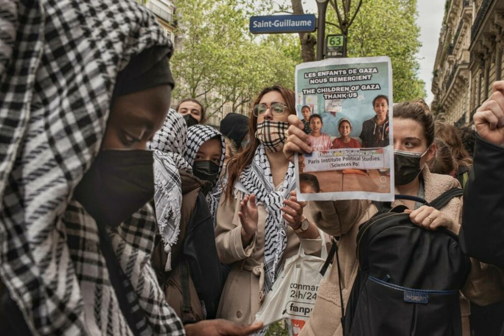 Mişcarea studenţească împotriva ofensivei israeliene în Gaza se răspândeşte în întreaga lume | GALERIE FOTO - Imaginea 13