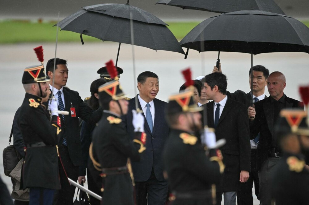 Xi Jinping a ajuns duminică la Paris. Președintele chinez a revenit în Europa pentru prima dată din 2019 - Imaginea 4