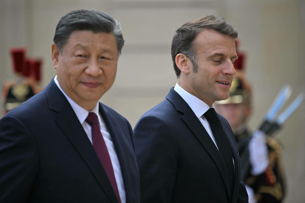 Xi Jinping a fost primit de Emmanuel Macron la Palatul Elysee. Mesajul președintelui Chinei pentru europeni - Imaginea 10
