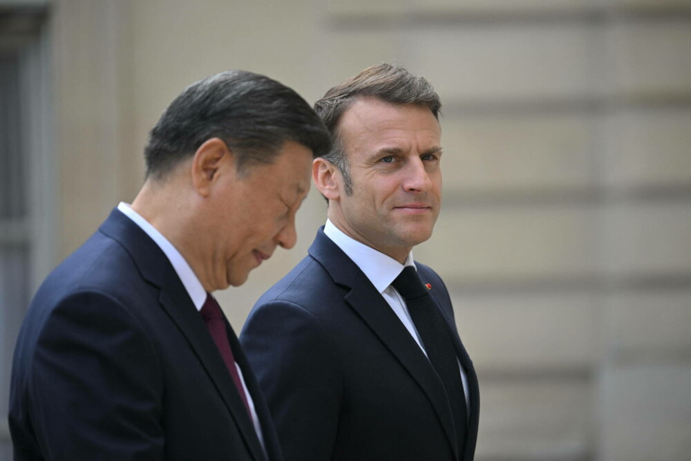 Xi Jinping a fost primit de Emmanuel Macron la Palatul Elysee. Mesajul președintelui Chinei pentru europeni - Imaginea 11