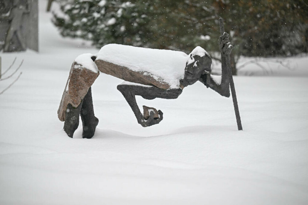 A nins la Moscova, unde se înregistrează cele mai scăzute temperaturi din ultimii 25 de ani. GALERIE FOTO - Imaginea 6