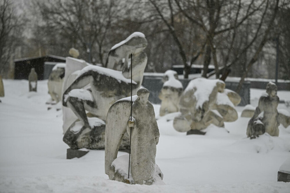 A nins la Moscova, unde se înregistrează cele mai scăzute temperaturi din ultimii 25 de ani. GALERIE FOTO - Imaginea 4