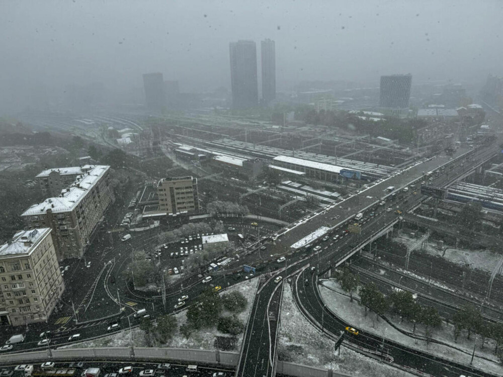 A nins la Moscova, unde se înregistrează cele mai scăzute temperaturi din ultimii 25 de ani. GALERIE FOTO - Imaginea 7