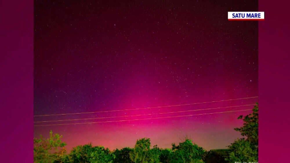 Aurora boreală, văzută din România. Spectacolul de pe cer a fost cauzat de furtuna geomagnetică. GALERIE FOTO - Imaginea 6