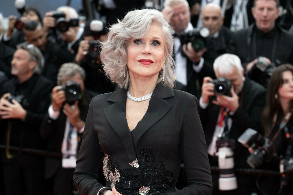 Jane Fonda a furat toată atenția la Festivalul de la Cannes. Actrița de 86 de ani a avut o apariție radiantă. GALERIE FOTO - Imaginea 5