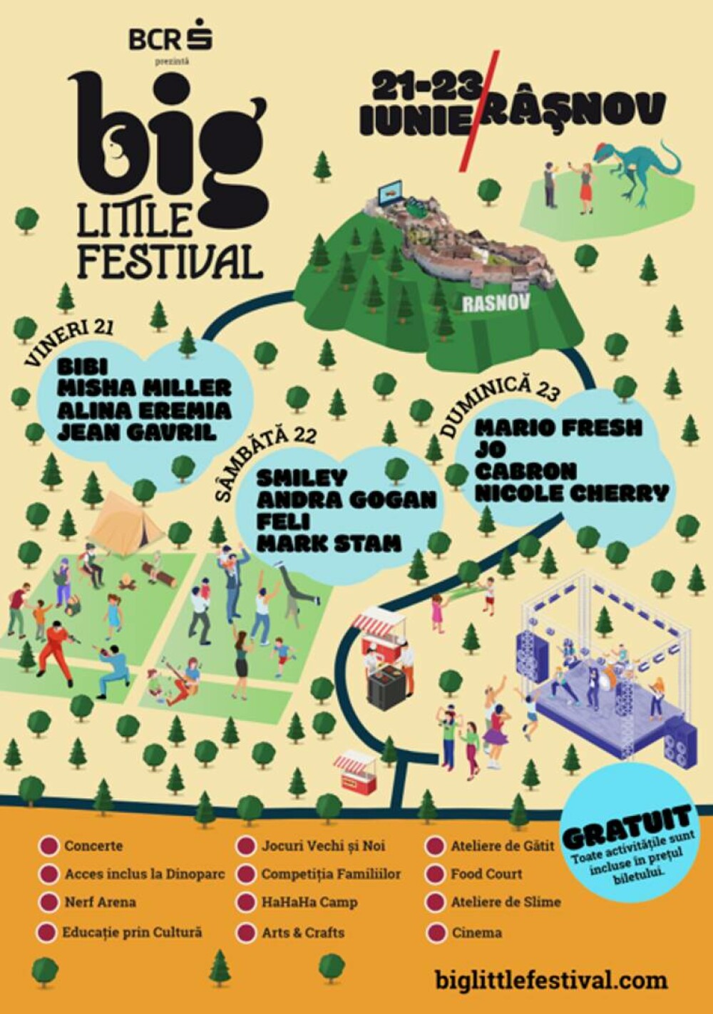 Big Little Festival. Cel mai mare castel gonflabil din Europa, un orășel magic cu 20 căsuțe tematice, ateliere, ATV-uri - Imaginea 5