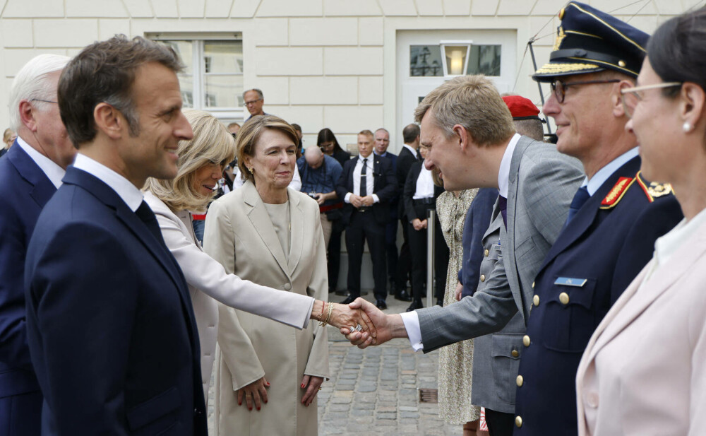 Într-o vizită de stat la Berlin, preşedintele Macron a spus că relaţiile franco-germane sunt „indispensabile” - Imaginea 2
