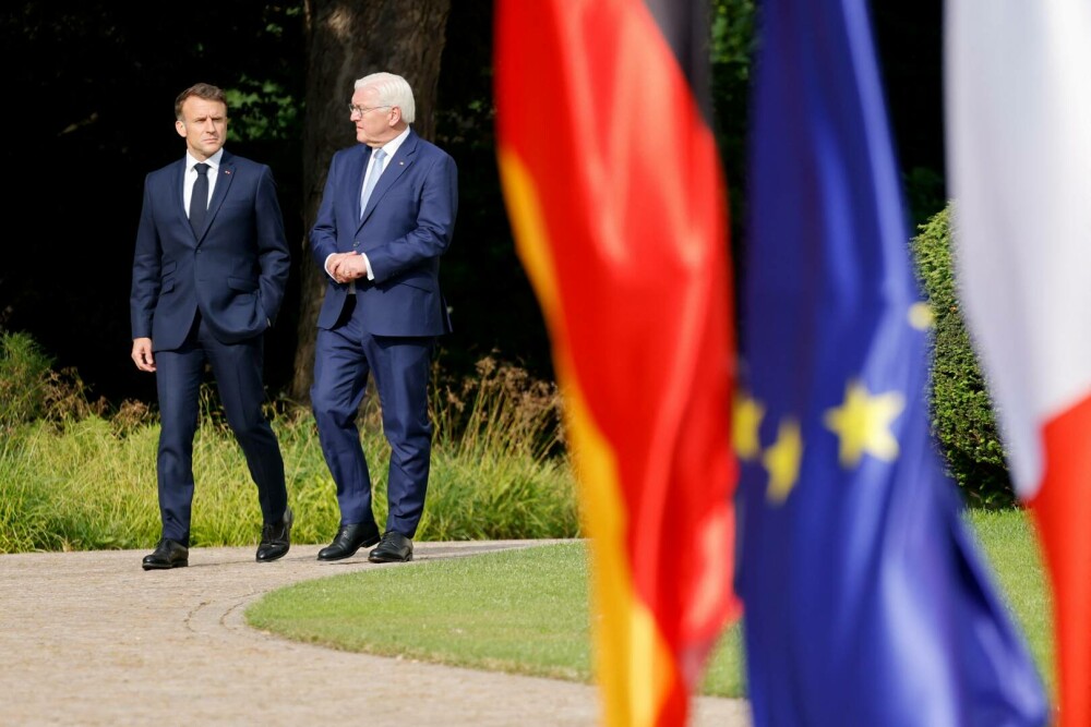 Într-o vizită de stat la Berlin, preşedintele Macron a spus că relaţiile franco-germane sunt „indispensabile” - Imaginea 4