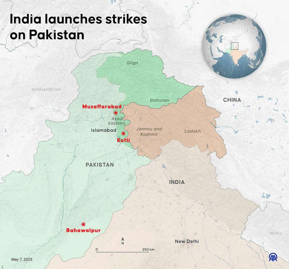 Două puteri nucleare „în război deschis”. Zeci de morți după ce India și Pakistan s-au bombardat reciproc - Imaginea 11