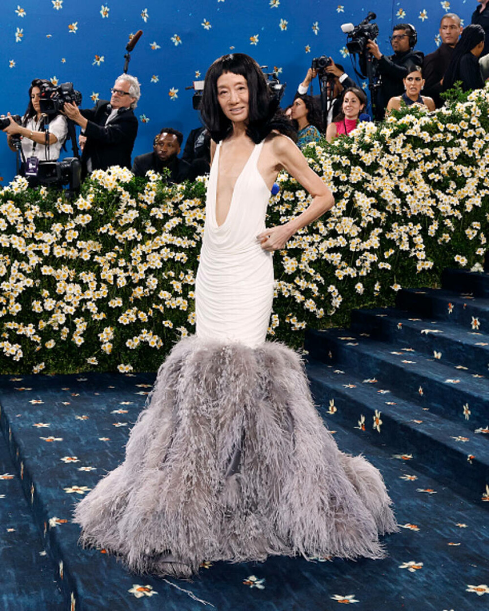 Vera Wang, apariție spectaculoasă la petrecerea aniversară de 76 de ani. Ce ținută a purtat. FOTO - Imaginea 8