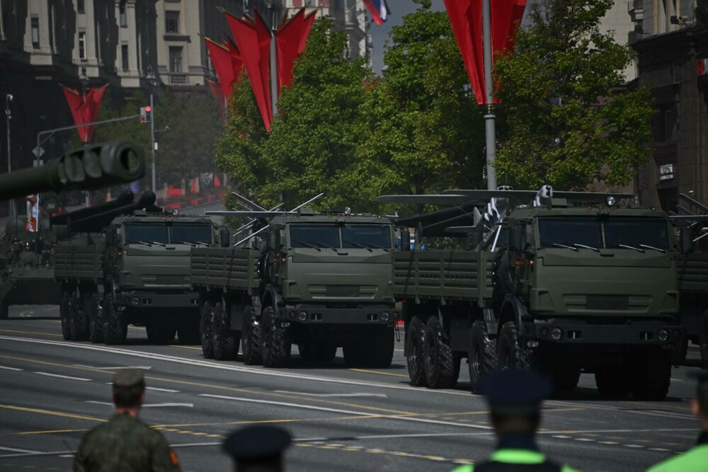 Mașinării ucigașe vor defila în Piața Roșie de Ziua Victoriei. Tancuri, drone și rachete care fac ravagii în Ucraina | FOTO - Imaginea 14