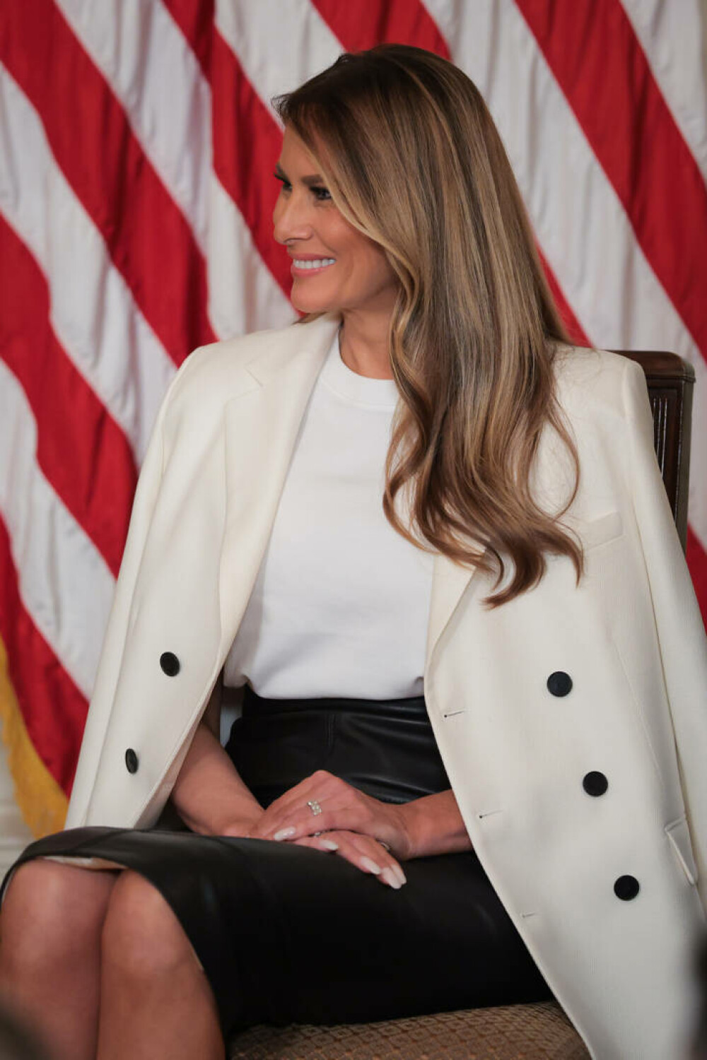Melania Trump respinge categoric zvonurile legate de operațiile estetice. Cum se menține în formă la 55 de ani. GALERIE FOTO - Imaginea 15