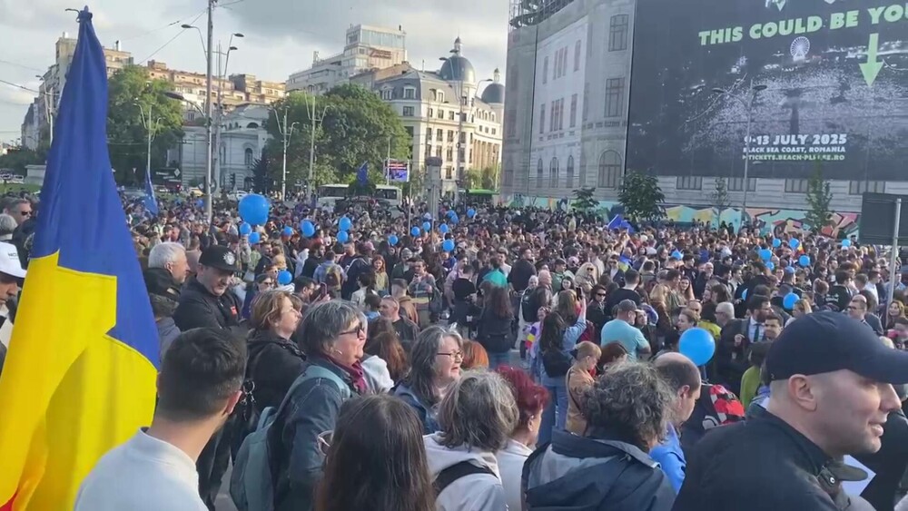 Miting proeuropean în Bucureşti, dar şi în marile oraşe ale României. ”Diaspora, nu da. România e şi a ta!”. VIDEO - Imaginea 6