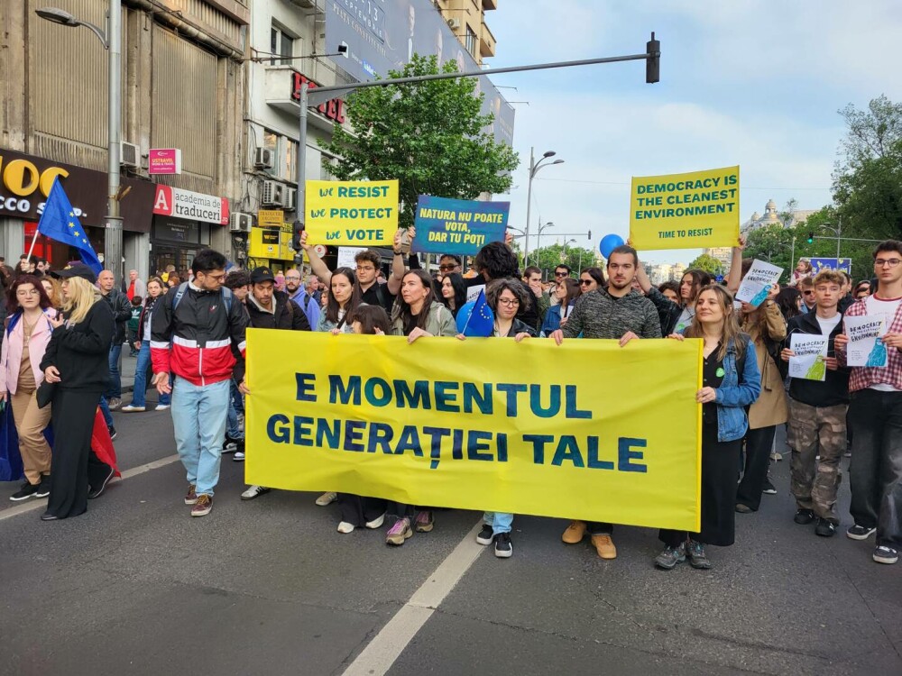 Miting proeuropean în Bucureşti, dar şi în marile oraşe ale României. ”Diaspora, nu da. România e şi a ta!”. VIDEO - Imaginea 12