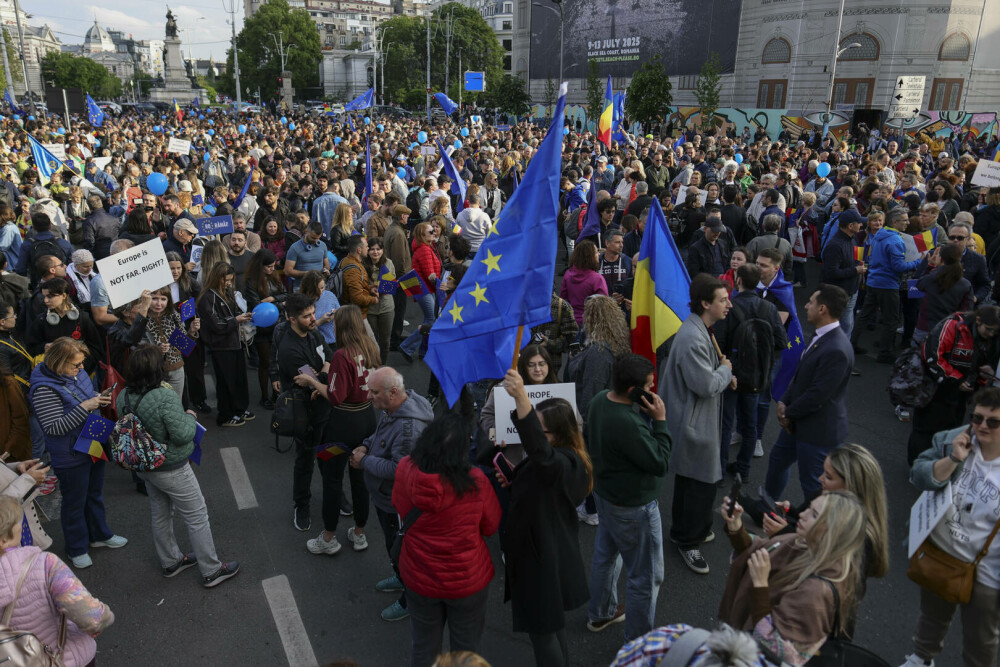 Miting proeuropean în Bucureşti, dar şi în marile oraşe ale României. ”Diaspora, nu da. România e şi a ta!”. VIDEO - Imaginea 1