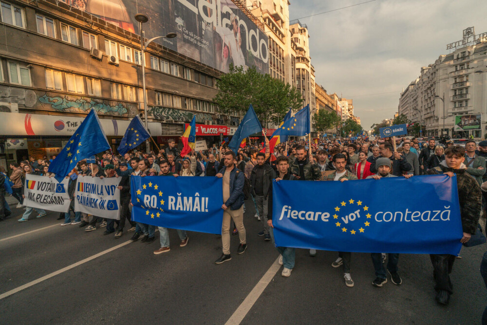 Miting proeuropean în Bucureşti, dar şi în marile oraşe ale României. ”Diaspora, nu da. România e şi a ta!”. VIDEO - Imaginea 18