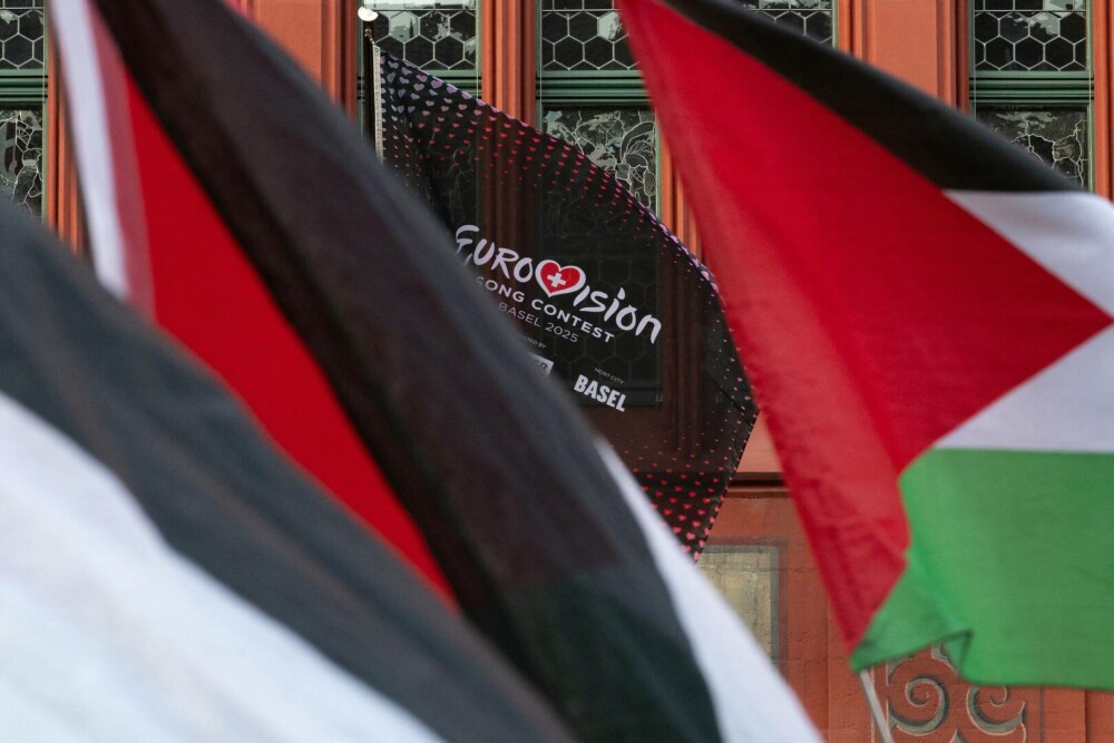Un marş al tăcerii a fost organizat la Basel împotriva participării Israelului la Eurovision 2025. FOTO&VIDEO - Imaginea 5