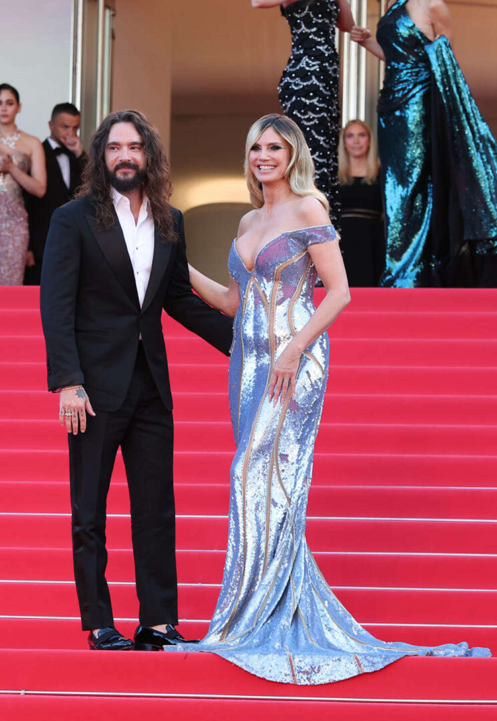 Heidi Klum a făcut furori pe covorul roșu la Cannes 2025, alături de soțul său. Ce ținută a purtat. GALERIE FOTO - Imaginea 35