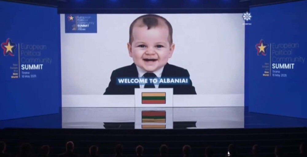Start neobișnuit la summitul CPE din Tirana. Cei mai puternici oameni din Europa, transformații în bebeluși de AI - Imaginea 9