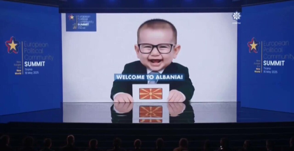 Start neobișnuit la summitul CPE din Tirana. Cei mai puternici oameni din Europa, transformații în bebeluși de AI - Imaginea 16