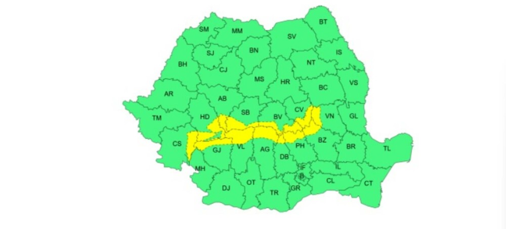 Toată România este sub Cod galben de vijelii. ANM a emis două avertizări de vreme rea - Imaginea 3
