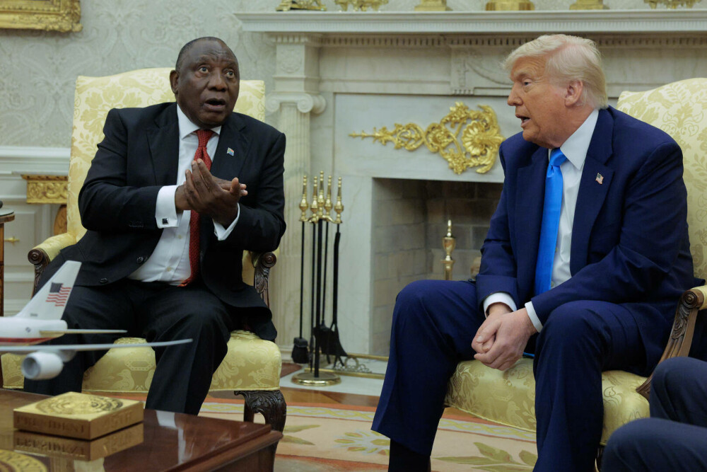 Confruntare între Donald Trump și omologul sud-african, în Biroul Oval. Președintele SUA l-a acuzat de genocid - Imaginea 3